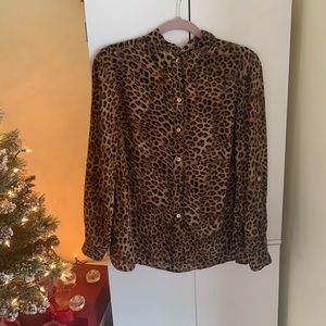 Charter Club Animal printed blouse